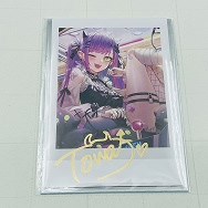 ホロライブ hololive 100万人記念 箔押し 複製サイン入り チェキ風ブロマイドカード 常闇トワ