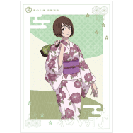 「呪術廻戦」 懐玉 玉折 家入硝子 花やしきコラボ 描き下ろしイラスト 浴衣ver. A3マット加工ポスター