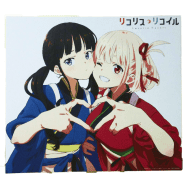 2022年9月21日(水)発売「リコリス・リコイル」第1巻 購入特典 アニメ描き下ろし色紙（千束&たきな）
