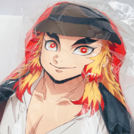 鬼滅の刃×サンシャインシティ 全集中 太陽の都市伝説 第弐章 ダイカットクッション 煉獄杏寿郎