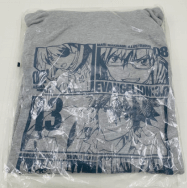 ヱヴァンゲリヲン新劇場版:Ｑ キャラクター柄 ダブル ZIPパーカー 男性用Lサイズ