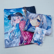 天音かなた誕生日記念 2022 抱き枕カバー フェイスタオル 直筆サイン入りポストカード セット