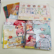 五等分の花嫁 イラストボード クリアファイル ラバーストラップ マイクロファイバータオル 等 まとめ セット