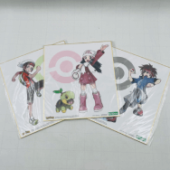 ポケットモンスター 購入特典 ありがひとし氏イラスト色紙 3種セット