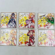 結城友奈は勇者である 勇者の章 Blu-ray DVD 発売記念フェア購入特典 イラストミニ色紙 6種 セット