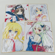 千恋＊万花 特典 複製サイン入り色紙  4種 セット