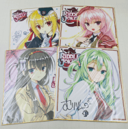 RIDDLE JOKER リドルジョーカー 特典 色紙 4種 セット