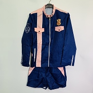 コスプレ衣装 スーパー戦隊データカードダス 警察戦隊パトレンジャー 明神つかさ風 女性Lサイズ相当