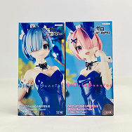 Re:ゼロから始める異世界生活 BiCute Bunnies Figure レム ラム ブルーver. 2種セット