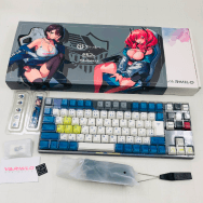 ふもコレ×アズールレーン ゲーミングキーボード ボルチモアモデル アイリス軸