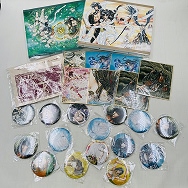 聖伝 RG VEDA オンラインくじ 缶バッジ ミニ色紙 キャンバスボード ブックカバー まとめ セット