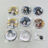 C賞 モチーフステンドチャーム 1種 D賞 75mm缶バッジ 6種 セット