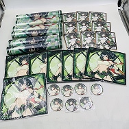 閃乱カグラ 爆乳ハイパーWEBくじ 4パイ目 飛鳥 缶バッジ クリアポスター ハンドタオル ミニ色紙 まとめ セット