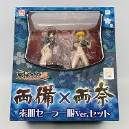 閃乱カグラ NEW WAVE Gバースト 1/10 両備×両奈 素肌セーラー服ver セット