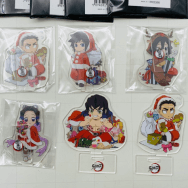 鬼滅の刃 クリスマス 2020 アクリルスタンド 嘴平伊之助 冨岡義勇 胡蝶しのぶ 伊黒小芭内 悲鳴嶼行冥 6点セット