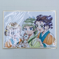 薬屋のひとりごと 2期 Blu-ray 第1巻~第2巻 購入特典 色紙 猫猫 小蘭 子翠