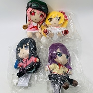 MADOGATARI展 ぬいぐるみ 鹿目まどか 暁美ほむら 戦場ヶ原ひたぎ 忍野忍 4種セット 忍野忍私服ver 中学制服ver