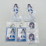 文化体育祭 体育祭 チェキ風アクリルキーホルダー アクリルスタンド 一ノ瀬うるは 3種6点セット