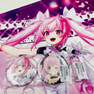 あおぎり高校 千代浦蝶美 誕生日記念グッズ B2タペストリー 缶バッジセット アクリルキーホルダー 3種セット