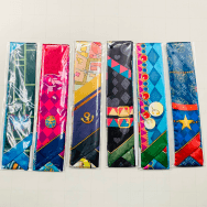 ジョジョの奇妙な冒険 JOJO WORLD リボンスカーフ ジョナサン ジョセフ 承太郎 仗助 ジョルノ 徐倫 6種セット
