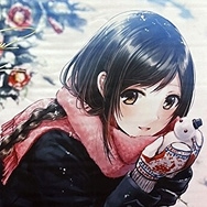 和遥キナ 雪椿 B2タペストリー