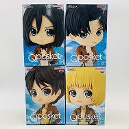 Qposket 進撃の巨人 エレン リヴァイ ミカサ アルミン 4種セット
