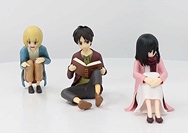 一番くじ 進撃の巨人 〜地鳴らし〜 A賞 エレン & ミカサ & アルミン フィギュア 壁の外の世界