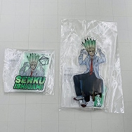 Dr.STONE ドクターストーン 部活編 B賞 アクリルスタンド C賞 ネームキーホルダー 石神千空 セット