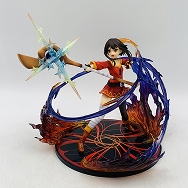 渋谷スクランブルフィギュア この素晴らしい世界に祝福を！ 1/7 めぐみん エクスプロージョンver. 特典 顔替えパーツ付き