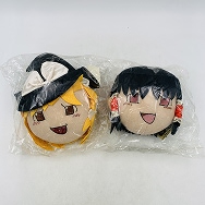 ゆっくりぬいぐるみ (中) Phantasm screen 東方project 博麗霊夢 霧雨魔理沙 2種セット