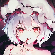 東方Project レミリア・スカーレット B2Wスエードタペストリー