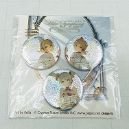 初音ミク シンフォニー 2022 スペシャルシート 特典 ホログラム缶バッジ 初音ミク 鏡音リン 鏡音レン