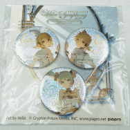 スペシャルシート 特典 ホログラム缶バッジ 初音ミク 鏡音リン 鏡音レン