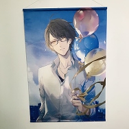 Vtuber にじさんじ 加賀美ハヤト 誕生日グッズ 2021 B2タペストリー 缶バッジ アクリルフレームキーホルダー セット