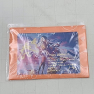 ホロライブ 音乃瀬奏 誕生日記念 2024 直筆サイン＆箔押し複製 メッセージ入り ポストカード コスプレ衣装 VTuber 