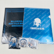 NIJISANJI Battle Mode Type Kuzuha&Ibrahim イブラヒム まとめ クリアファイル ラバーキーホルダー 特典缶バッジ