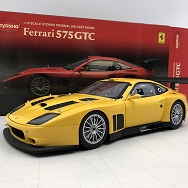 ダイキャストモデル 1/18 フェラーリ 575 GTC 2004 イエローDIE-CAST MODEL Ferrari YELLOW