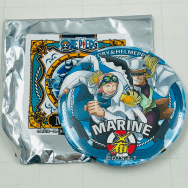 ワンピース 輩 缶バッジ MARINE コビー & ヘルペッポ