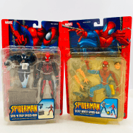 スパイダーマンクラシック 6インチフィギュア スピン&トラップ ピーター パーカー スパイダーマン 2種セット