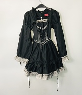 コスプレ衣装 アイドルマスターシンデレラガールズ 神崎蘭子 BABY,THE STARS SHINE BRIGHT コラボドレス Sサイズ相当
