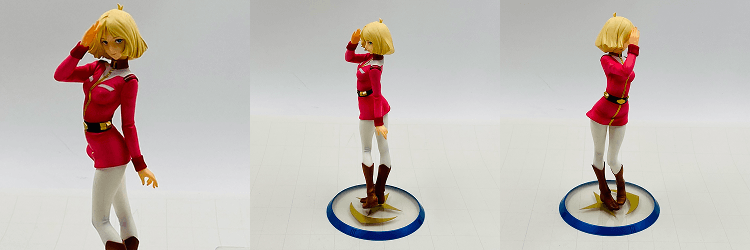 セイラ・マスのフィギュア（左右方向）