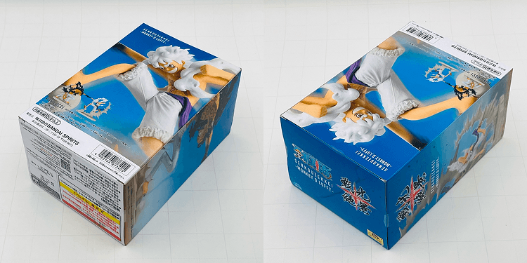 ルフィのフィギュア（上下方向）