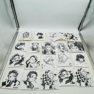 鬼滅の刃 × ufotable Cafe 複製ミニ色紙 竈門炭治郎 竈門禰豆子 鬼舞辻無惨 など まとめ セット