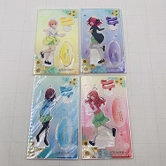 五等分の花嫁∽ アクリルスタンドキーホルダー 中野一花 中野二乃 中野三玖 中野五月 ver. 4種セット