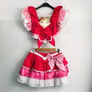 コスプレ衣装 スイートプリキュア キュアメロディ風 女性Mサイズ相当