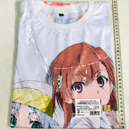 とある魔術の禁書目録 フルグラフィックTシャツ インデックス＆御坂美琴 Lサイズ