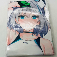 とりこトリック ブルーアーカイブ 砂狼シロコ 競泳水着 白ver 抱き枕カバー
