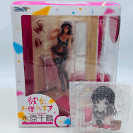 彼女、お借りします 1/6 水原千鶴 シースルーランジェリーフィギュア あみあみ限定特典 アクリルフィギュアスタンド