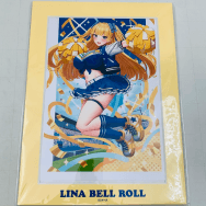 リナ・ベル・ロール スクラッチ A賞 キャラファインマット 描き下ろしB