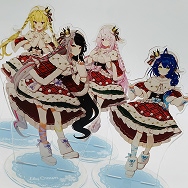 VTuber にじさんじ Lilly Crown アクリルスタンド 椎名唯華 鷹宮リオン 夜見れな 天宮こころ 4種セット
